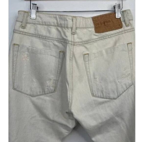 New One Teaspoon Brando Saints Destroyed Denim Jeans $178 Size 26 - Picture 7 of 8